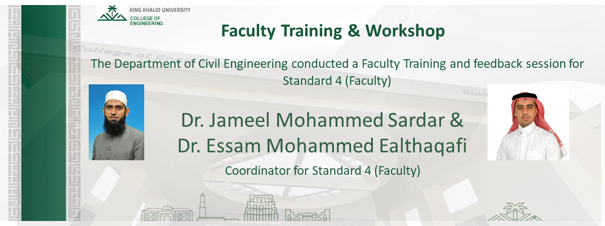 Faculty Training and feedback session for Standard 4 (Faculty)